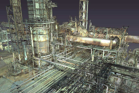 IND1 - Point Cloud of Congested Plant