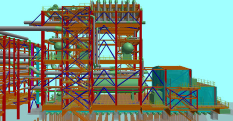 IND2 - 3D CAD Mpodel of Congested Plant